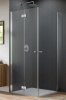 Radaway Nes KDD B / KDD I kabina 90x90cm lewa chrom przejrzyste 10024090-01-01L/10015090-01-01R